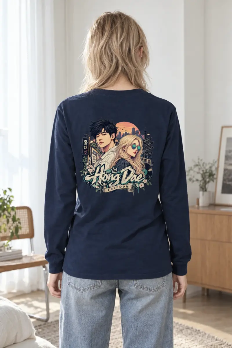 "Hongdae Live Music" Unisex Longsleeve T-shirt