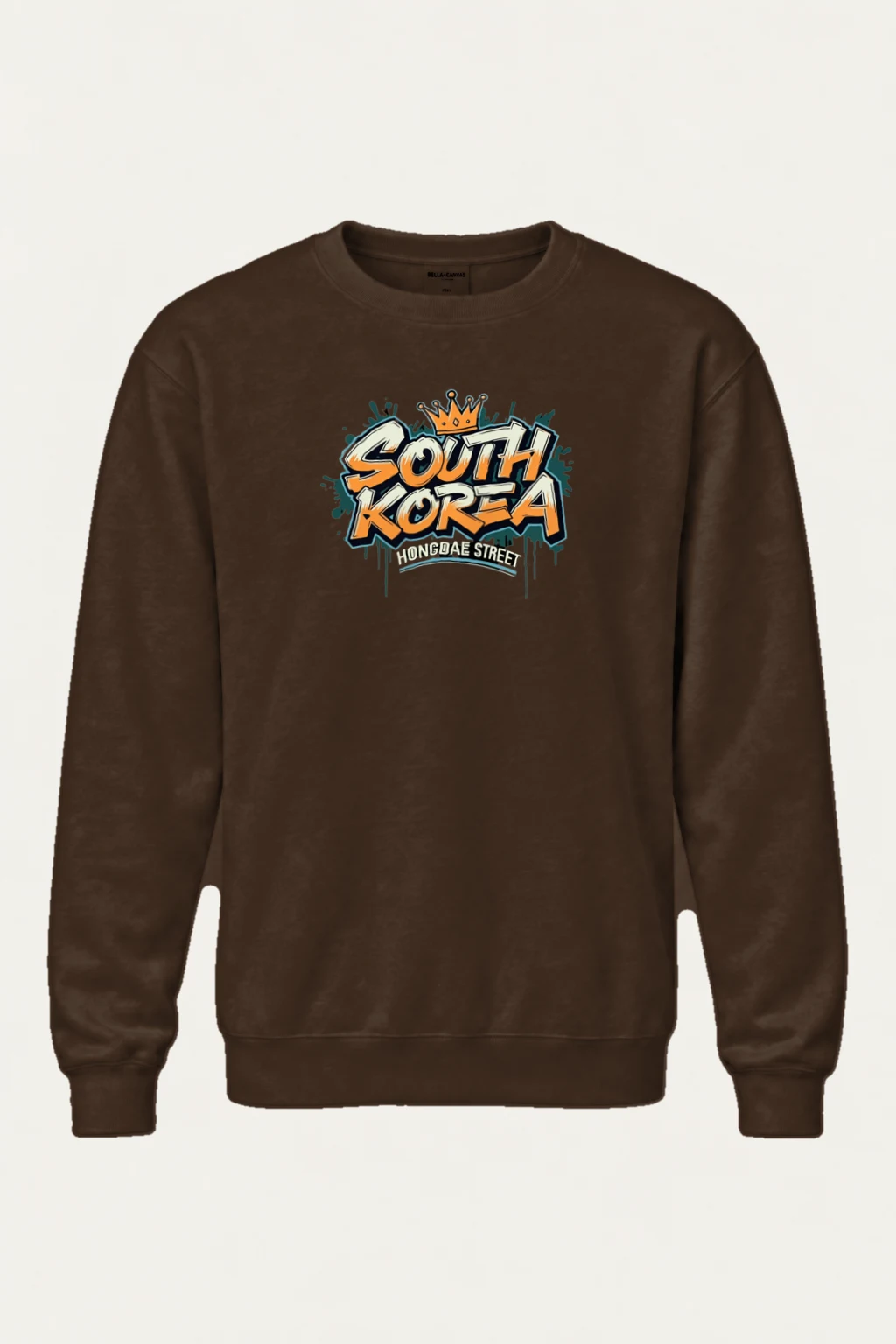 "Hongdae Street" Heavy Blend Unisex Crewneck Sweatshirt | Gildan 18000