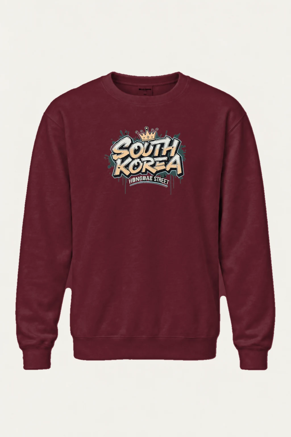 "Hongdae Street" Heavy Blend Unisex Crewneck Sweatshirt | Gildan 18000