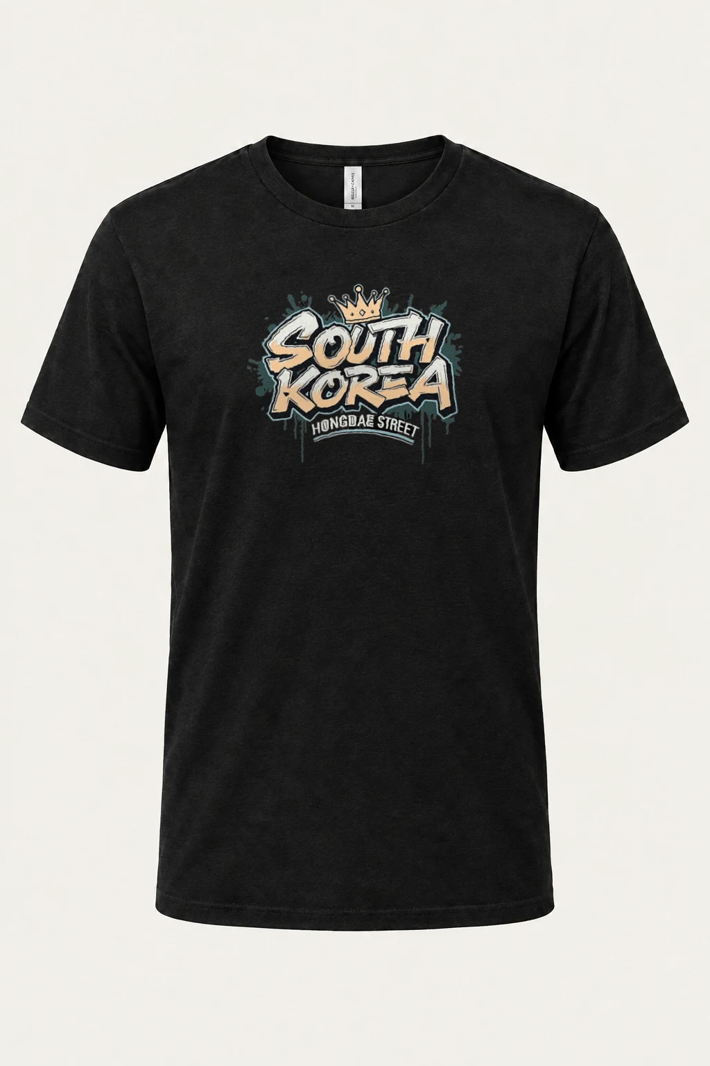 "Hongdae Street" Heavyweight Unisex Crewneck T-shirt | Gildan 5000