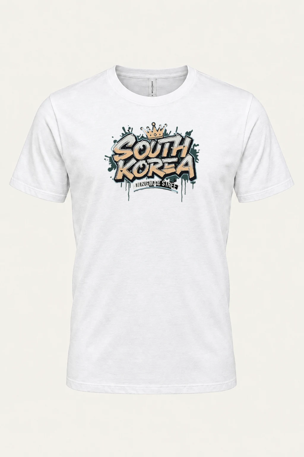 "Hongdae Street" Heavyweight Unisex Crewneck T-shirt | Gildan 5000