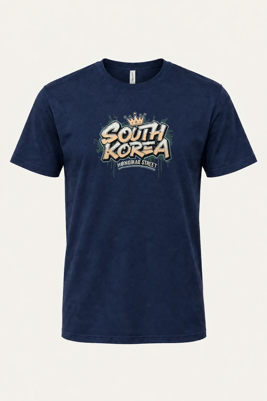 "Hongdae Street" Heavyweight Unisex Crewneck T-shirt | Gildan 5000