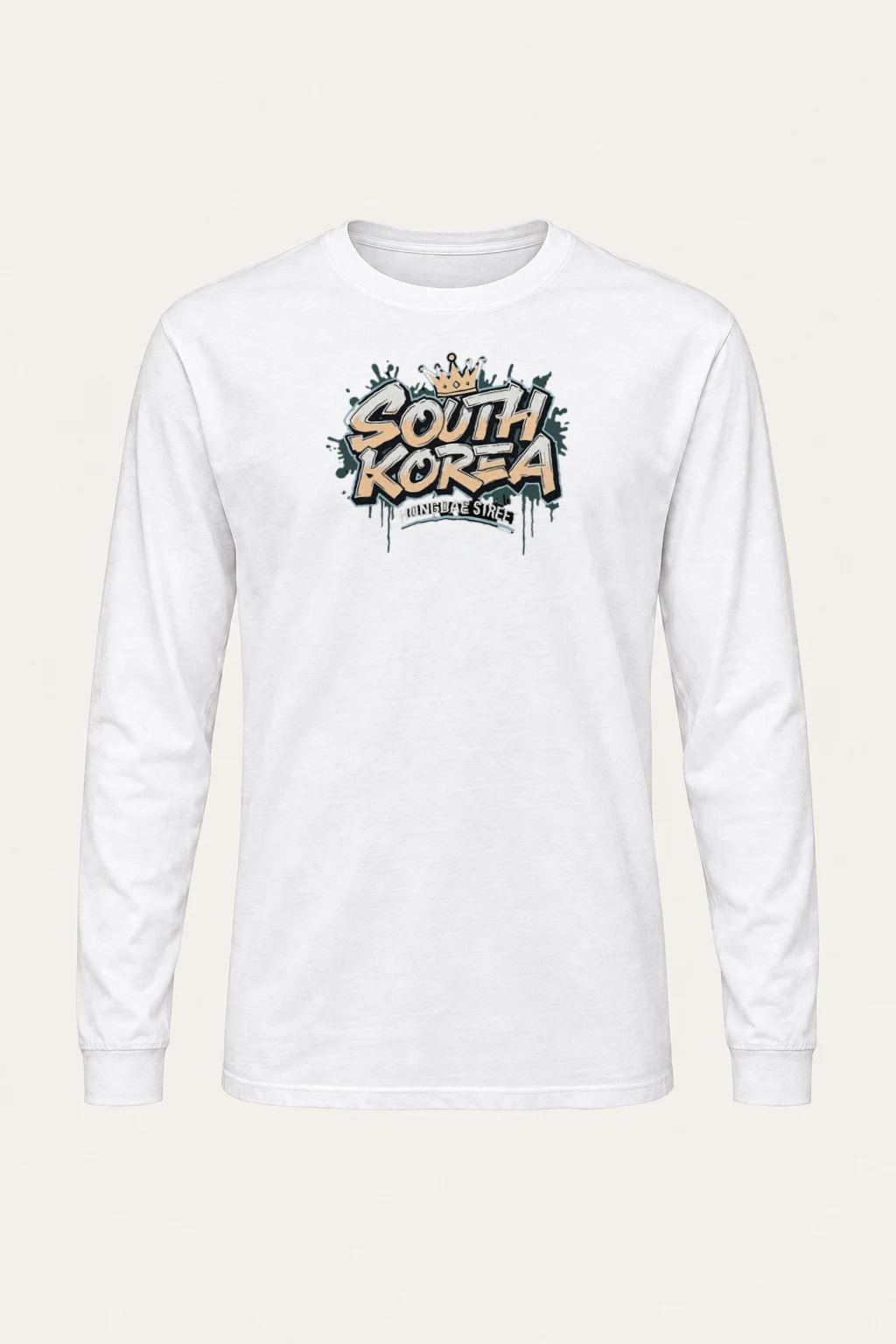 "Hongdae Street" Unisex Longsleeve T-shirt | Gildan 2400