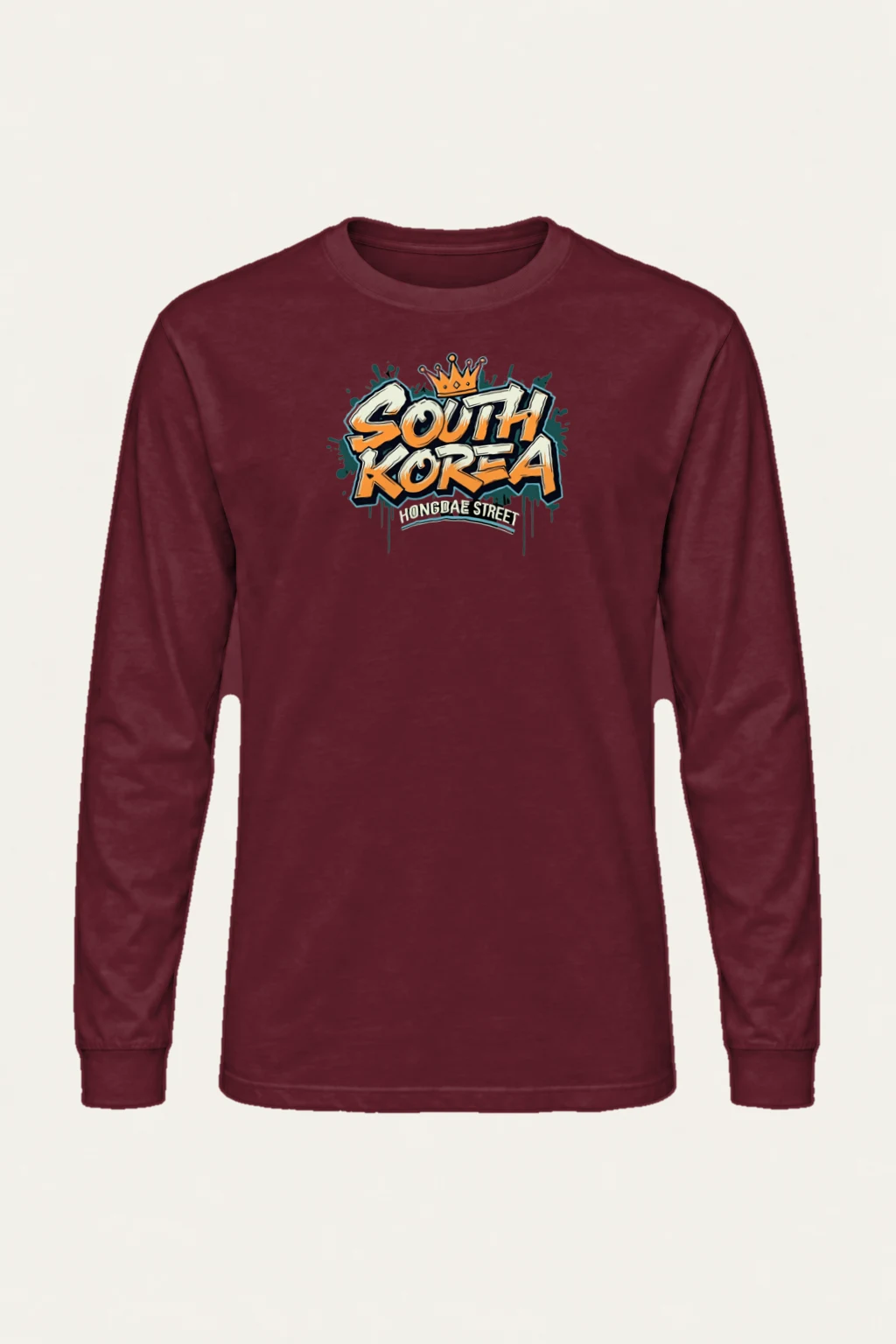 "Hongdae Street" Unisex Longsleeve T-shirt | Gildan 2400