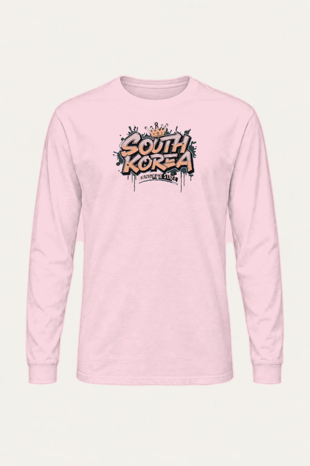 "Hongdae Street" Unisex Longsleeve T-shirt | Gildan 2400