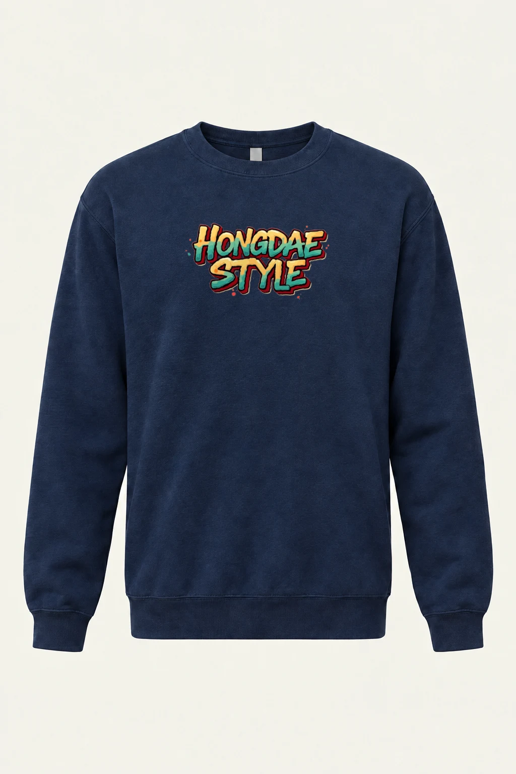 "Hongdae Style" Heavy Blend Unisex Crewneck Sweatshirt | Gildan 18000