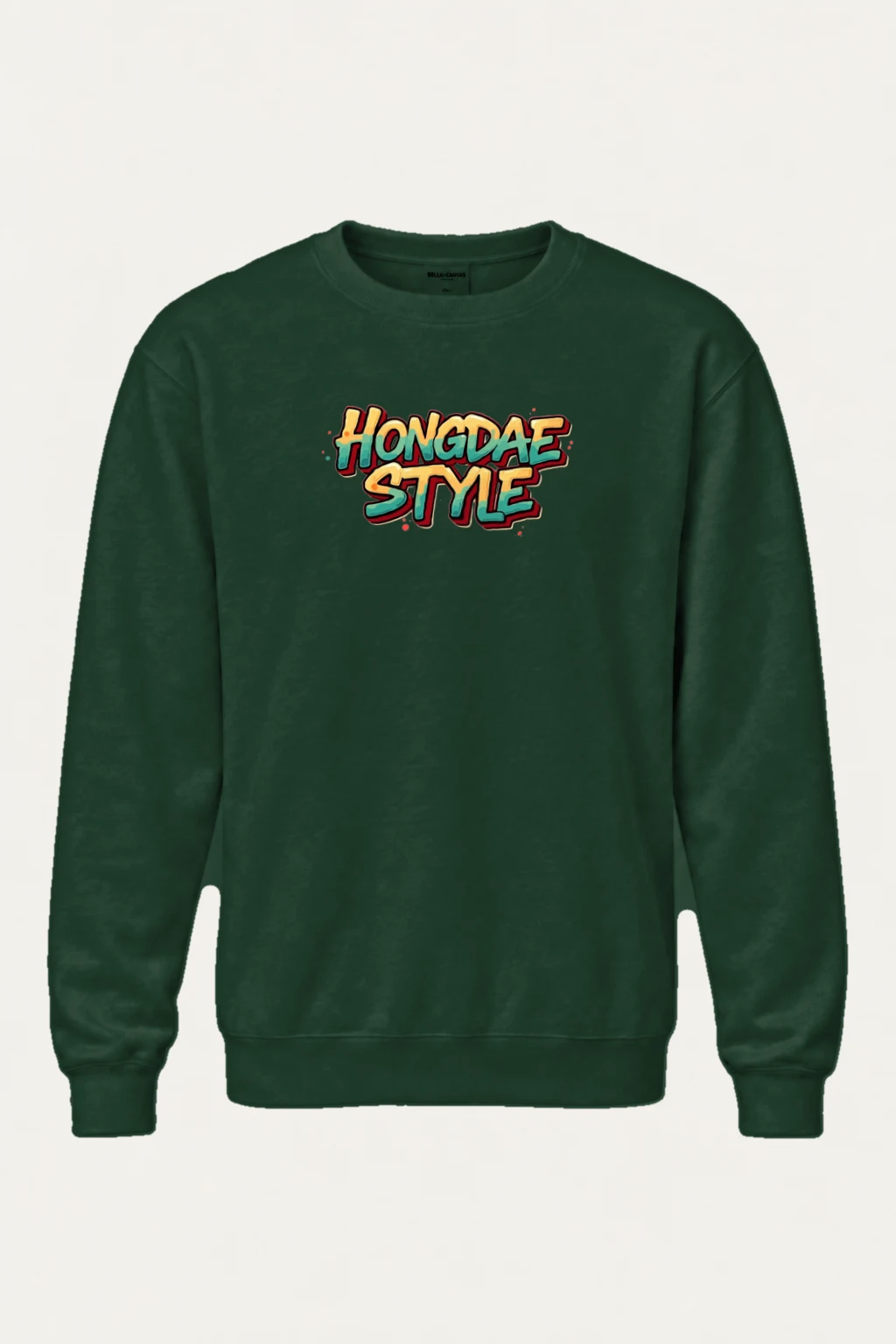 "Hongdae Style" Heavy Blend Unisex Crewneck Sweatshirt | Gildan 18000