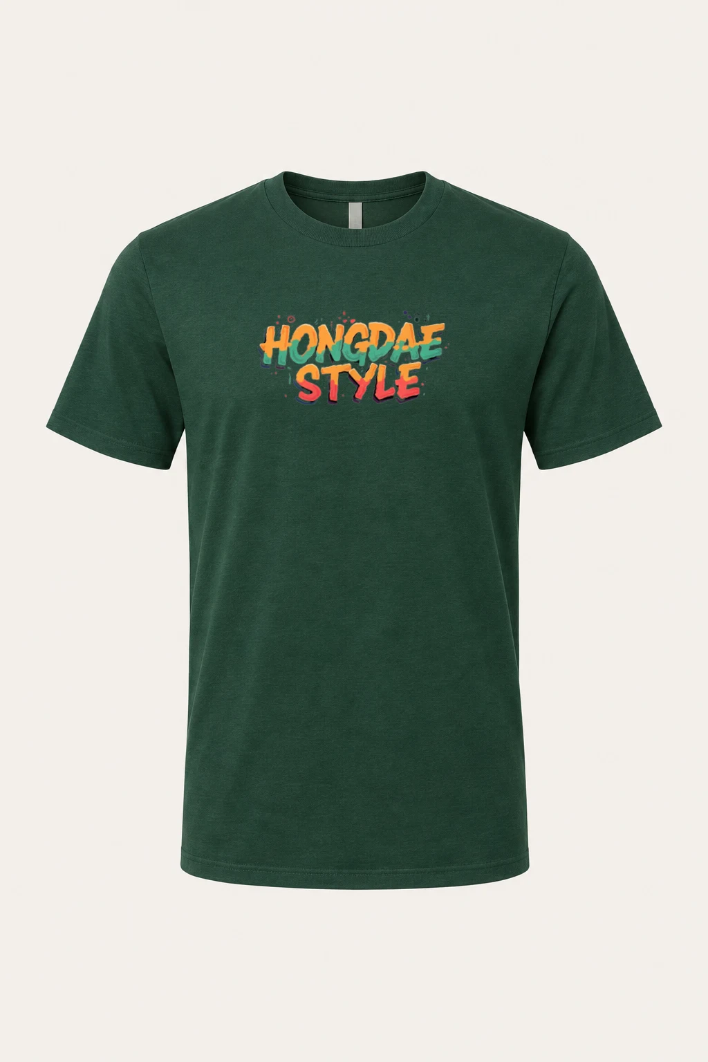 "Hongdae Style" Heavyweight Unisex Crewneck T-shirt | Gildan 5000
