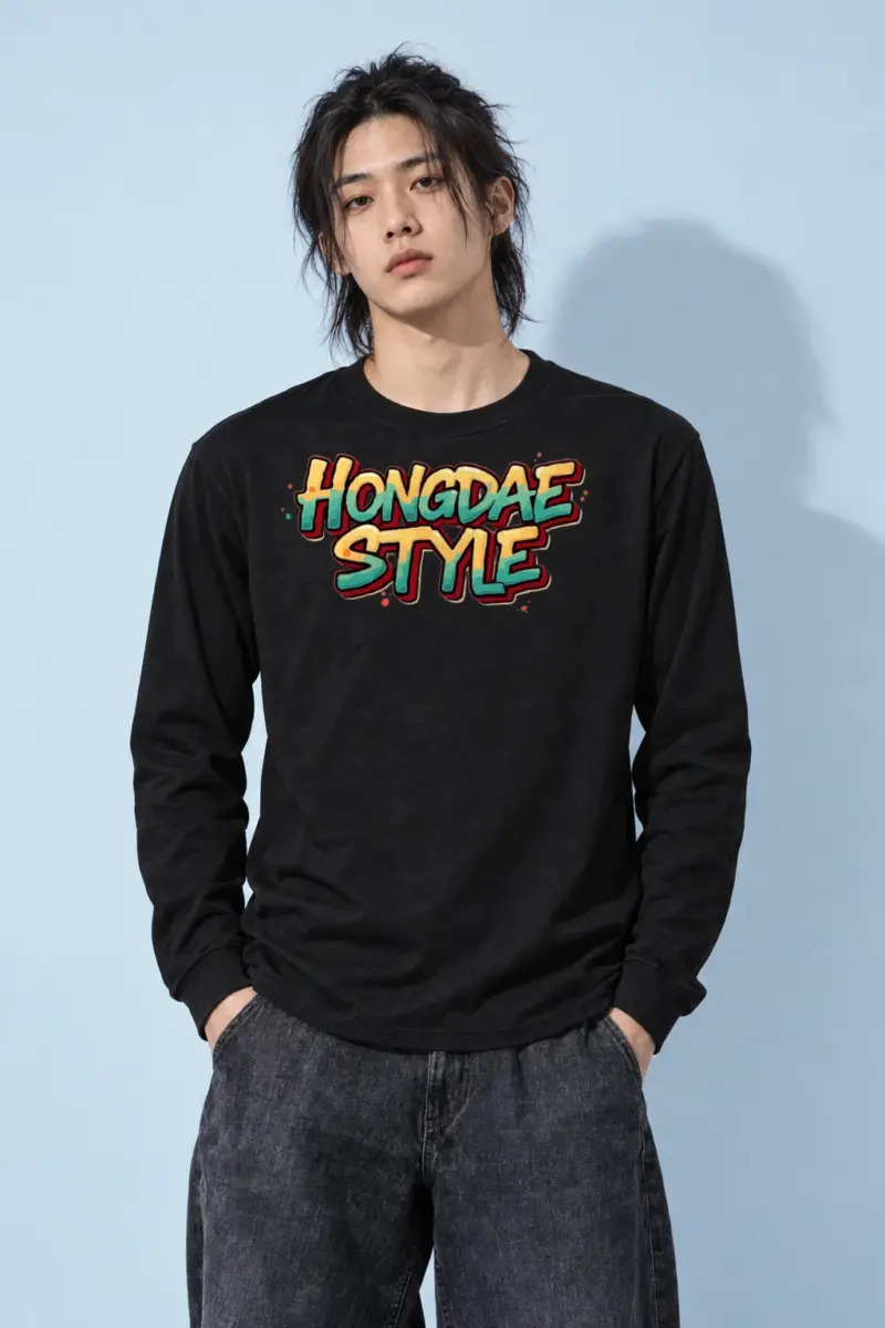 "Hongdae Style" Unisex Longsleeve T-shirt