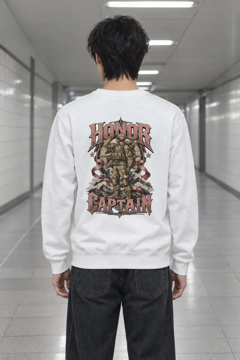 "Honor Captain" Heavy Blend Unisex Crewneck Sweatshirt