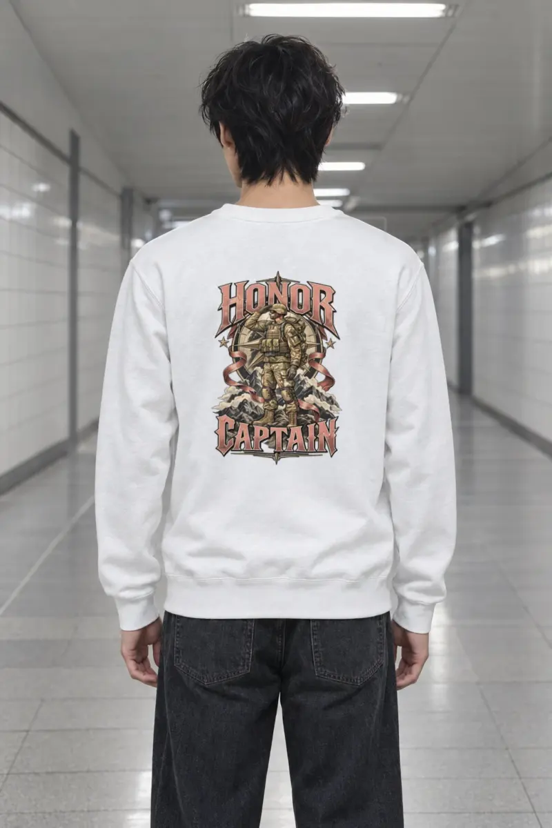 "Honor Captain" Heavy Blend Unisex Crewneck Sweatshirt