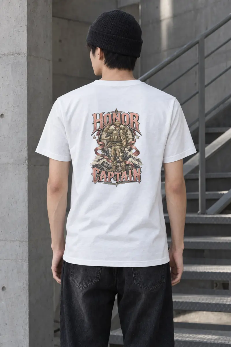 "Honor Captain" Heavyweight Unisex Crewneck T-shirt