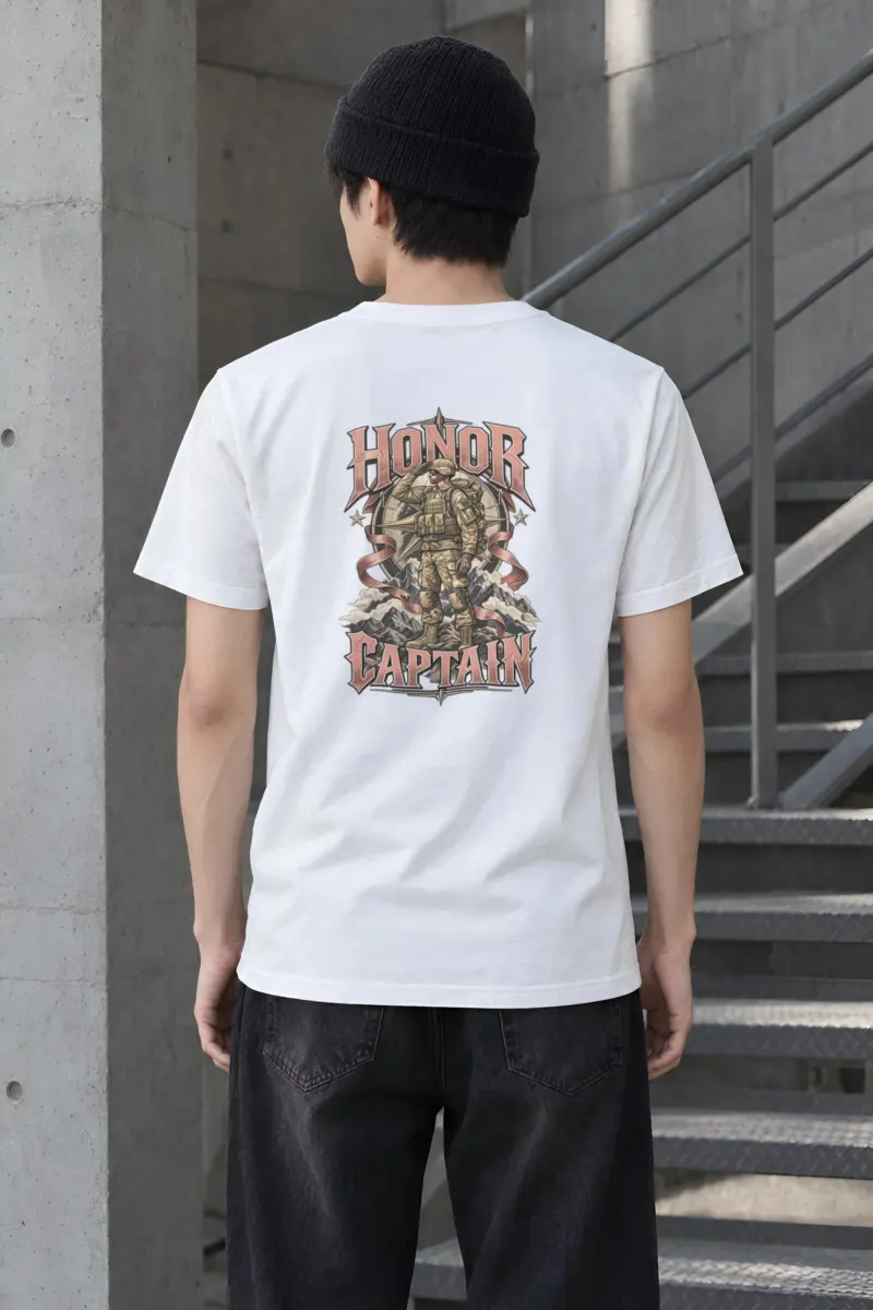 "Honor Captain" Heavyweight Unisex Crewneck T-shirt