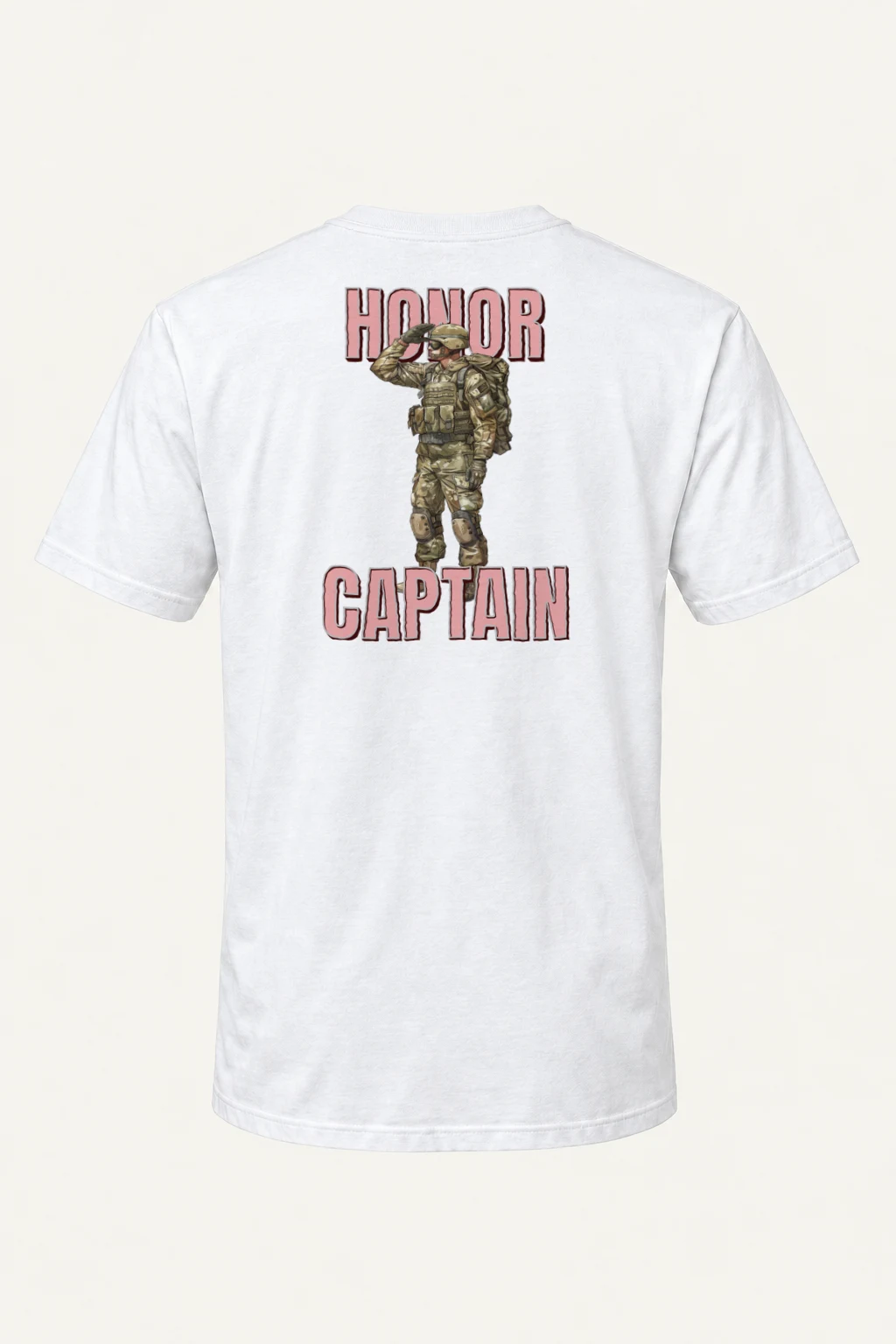 "Honor Captain" Heavyweight Unisex Crewneck T-shirt | Gildan 5000