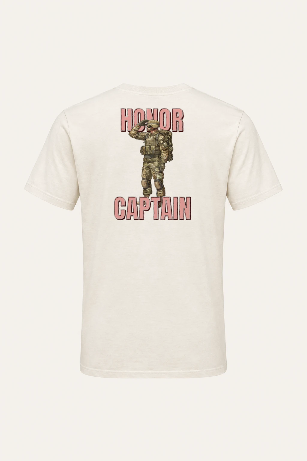 "Honor Captain" Heavyweight Unisex Crewneck T-shirt | Gildan 5000