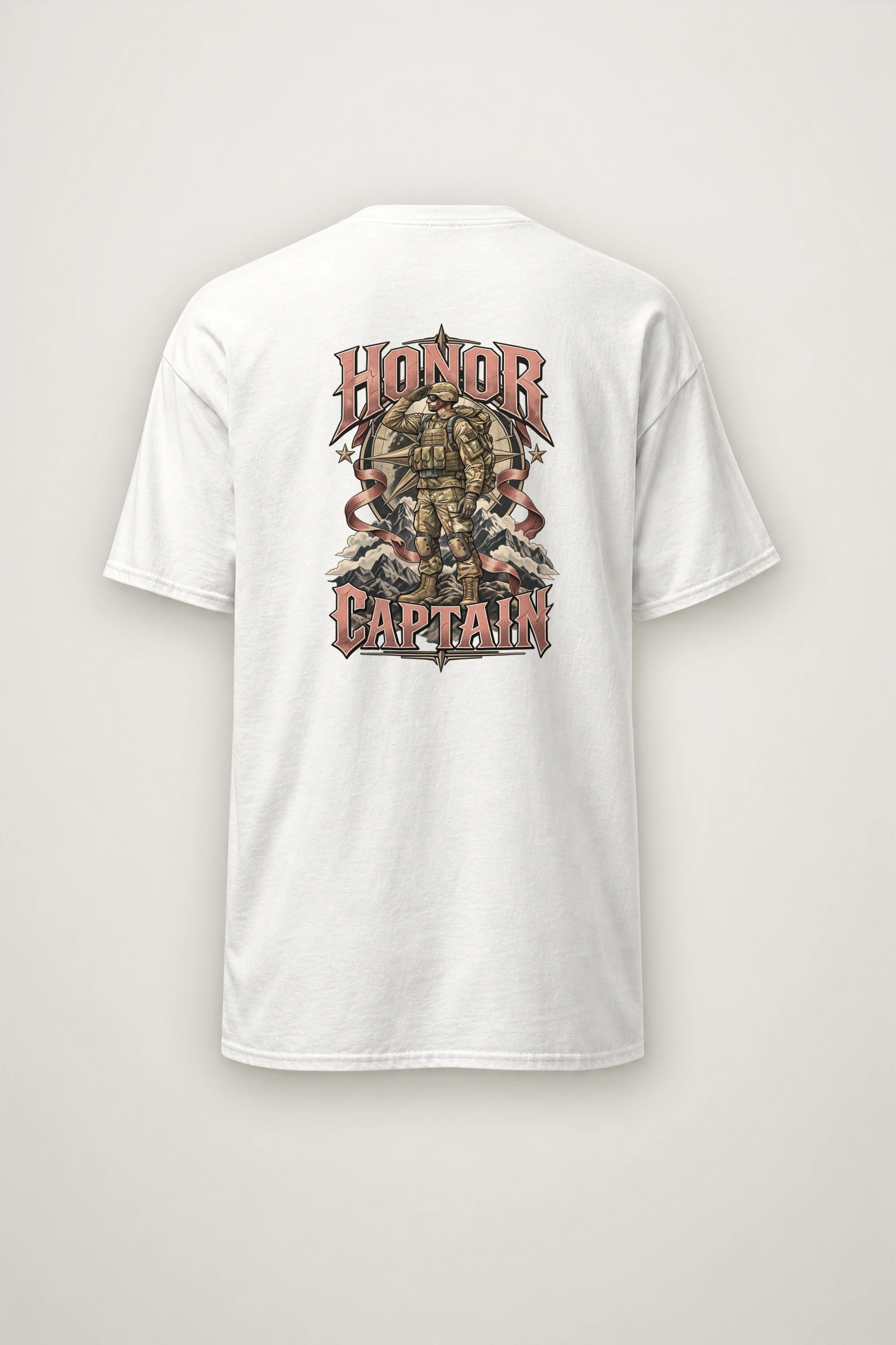 "Honor Captain" Heavyweight Unisex Crewneck T-shirt
