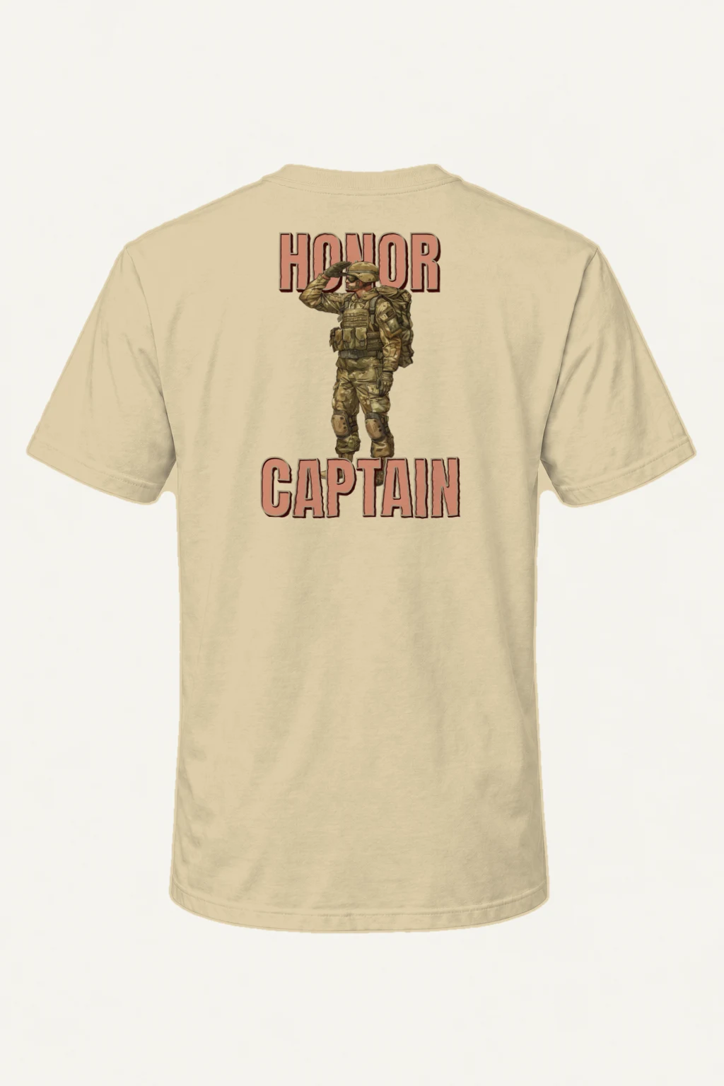 "Honor Captain" Heavyweight Unisex Crewneck T-shirt | Gildan 5000