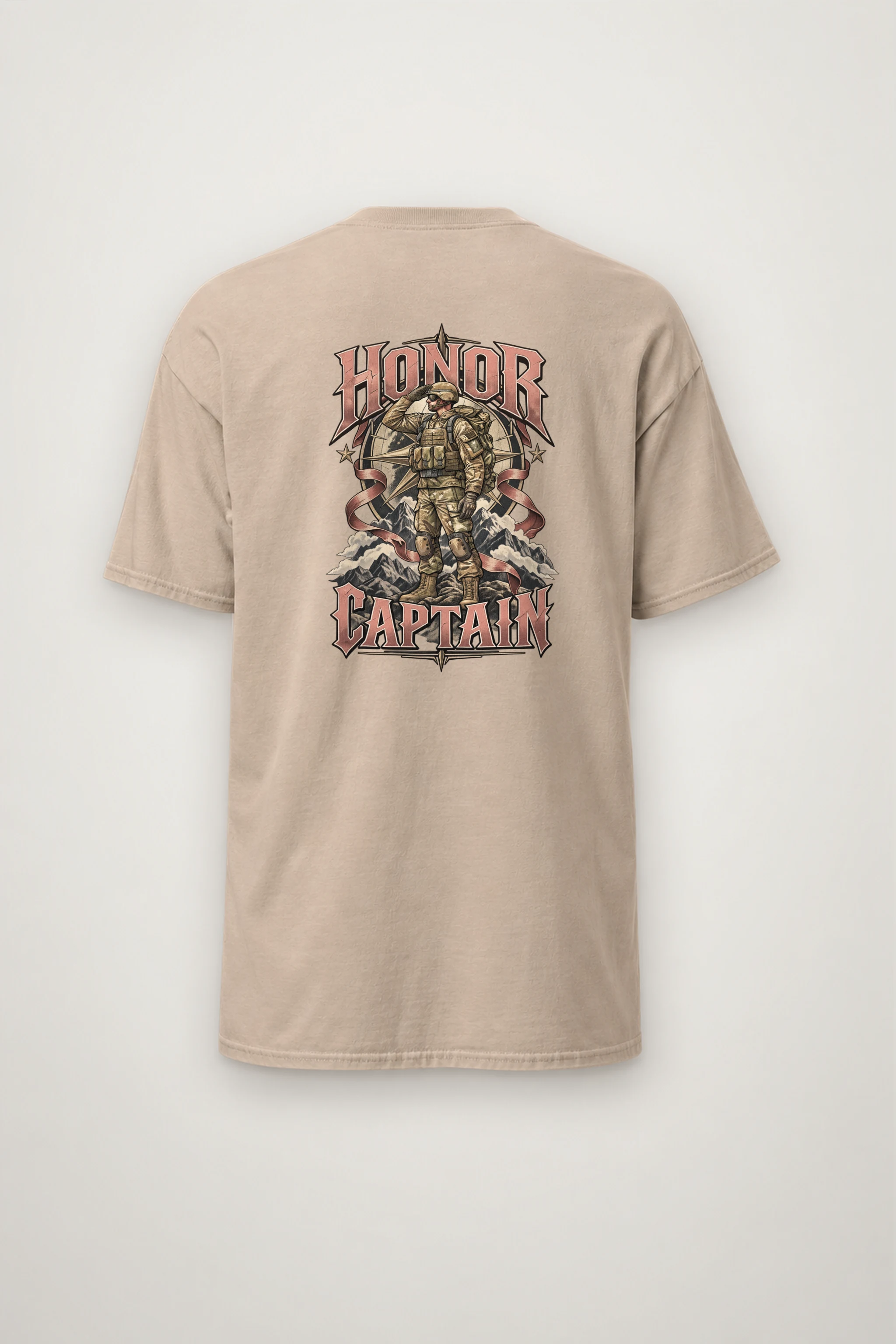 "Honor Captain" Heavyweight Unisex Crewneck T-shirt