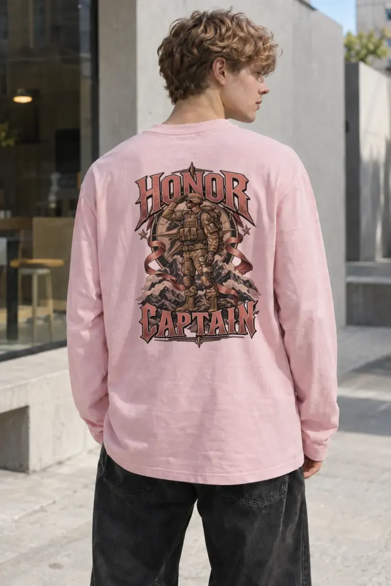 "Honor Captain" Unisex Longsleeve T-shirt | Gildan 2400