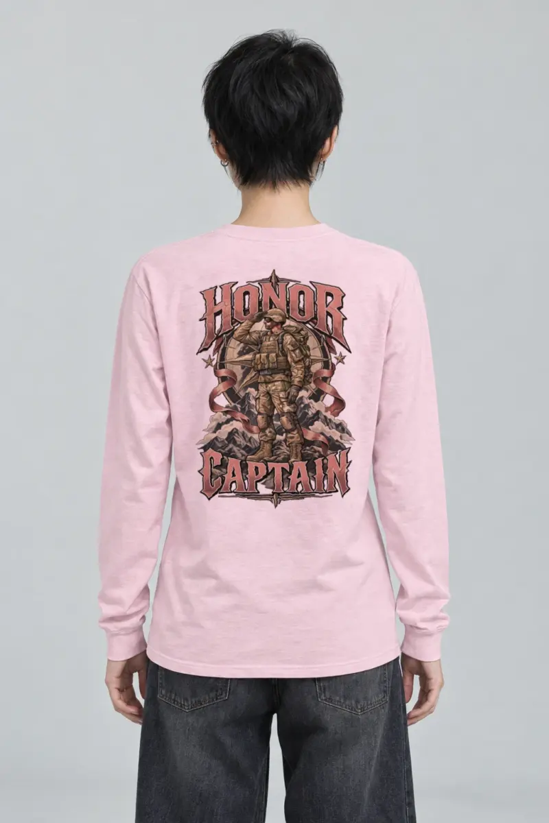 "Honor Captain" Unisex Longsleeve T-shirt | Gildan 2400