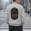 "Honor In Steel" Heavy Blend Unisex Crewneck Sweatshirt | Gildan 18000