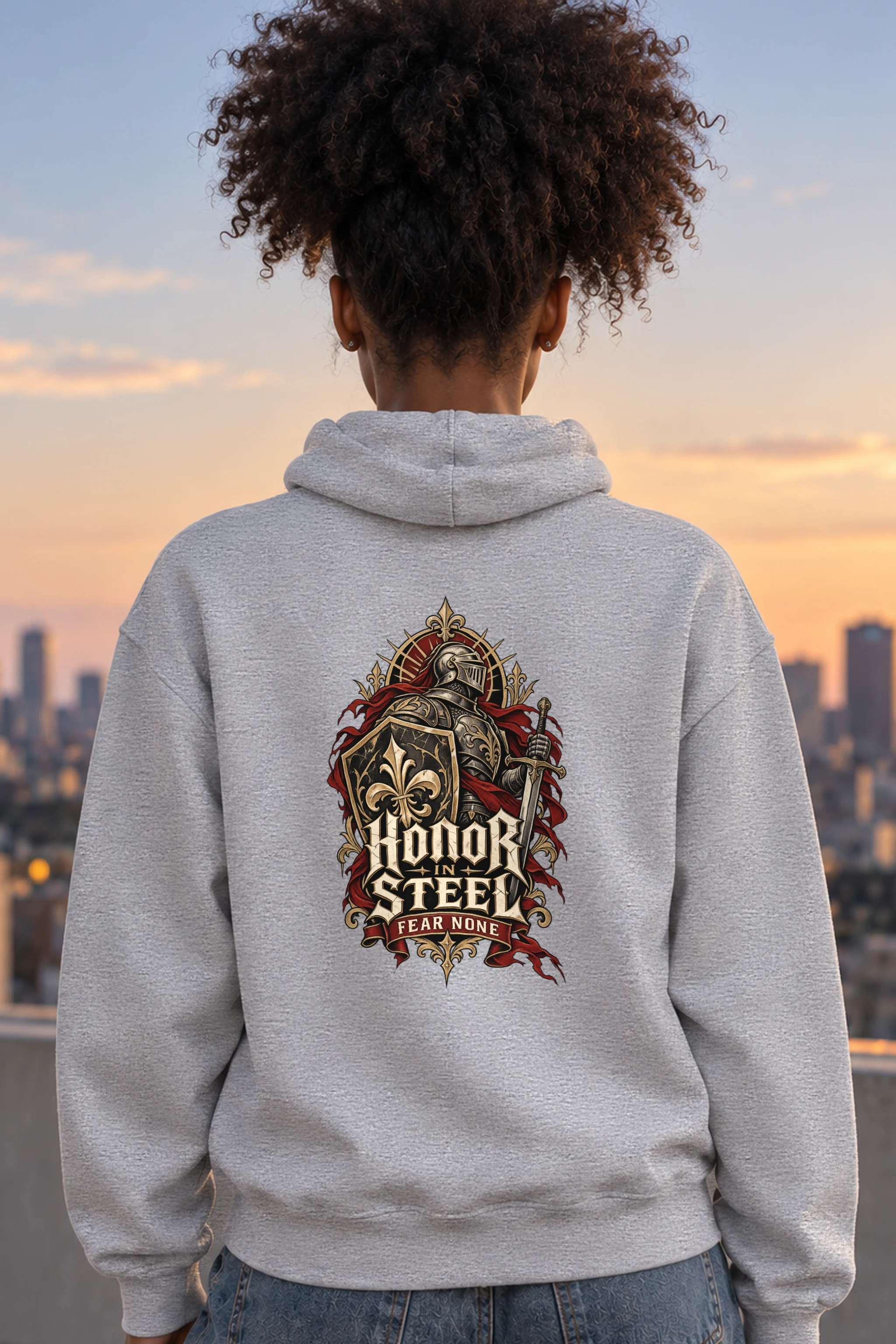 "Honor In Steel" 1 Pullover Hoodie