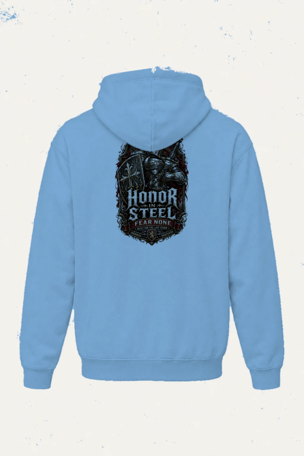 "Honor In Steel" Heavy Blend Unisex Pullover Hoodie | Gildan 18500