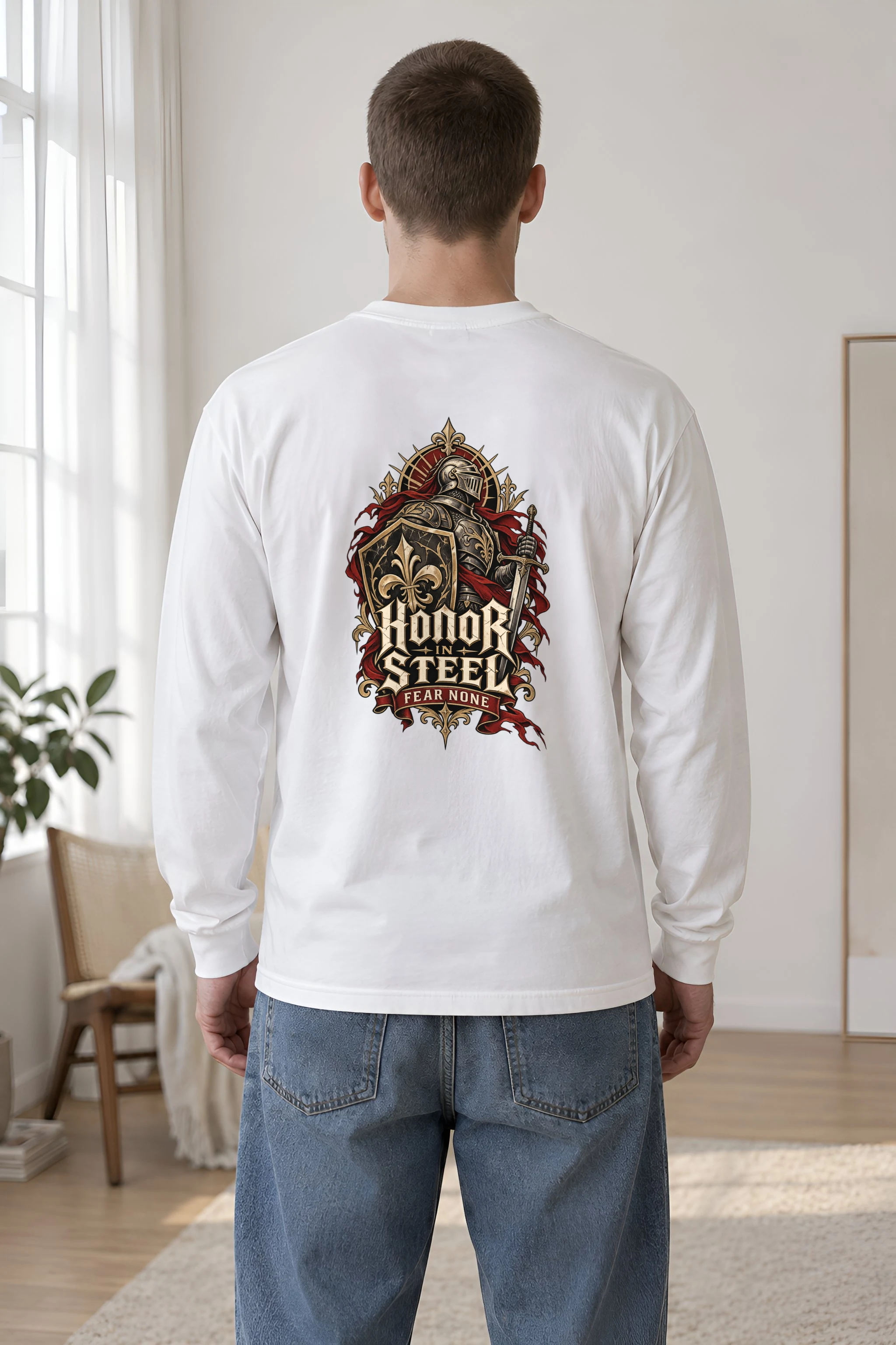 "Honor In Steel" Unisex Longsleeve T-shirt