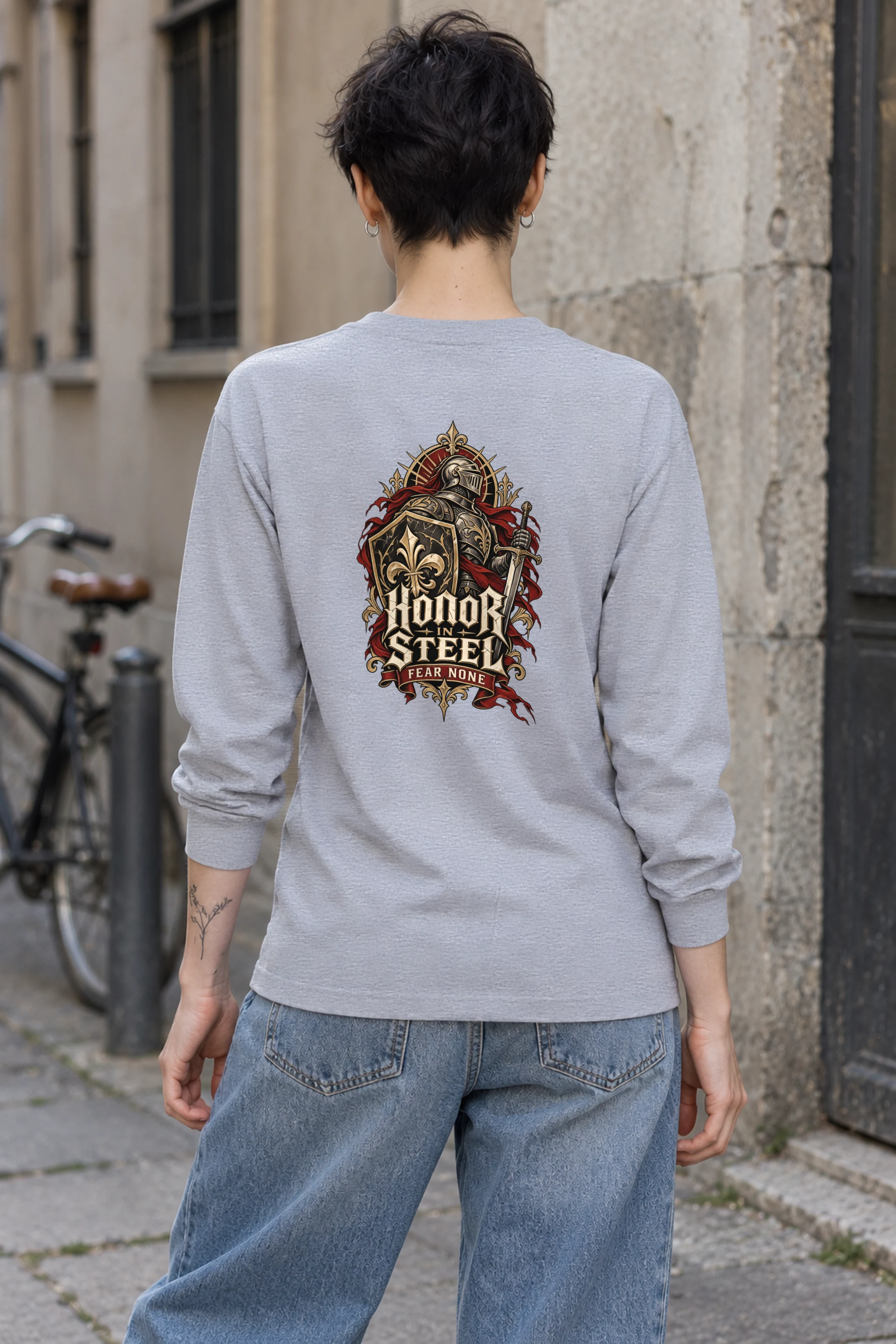 "Honor In Steel" Unisex Longsleeve T-shirt