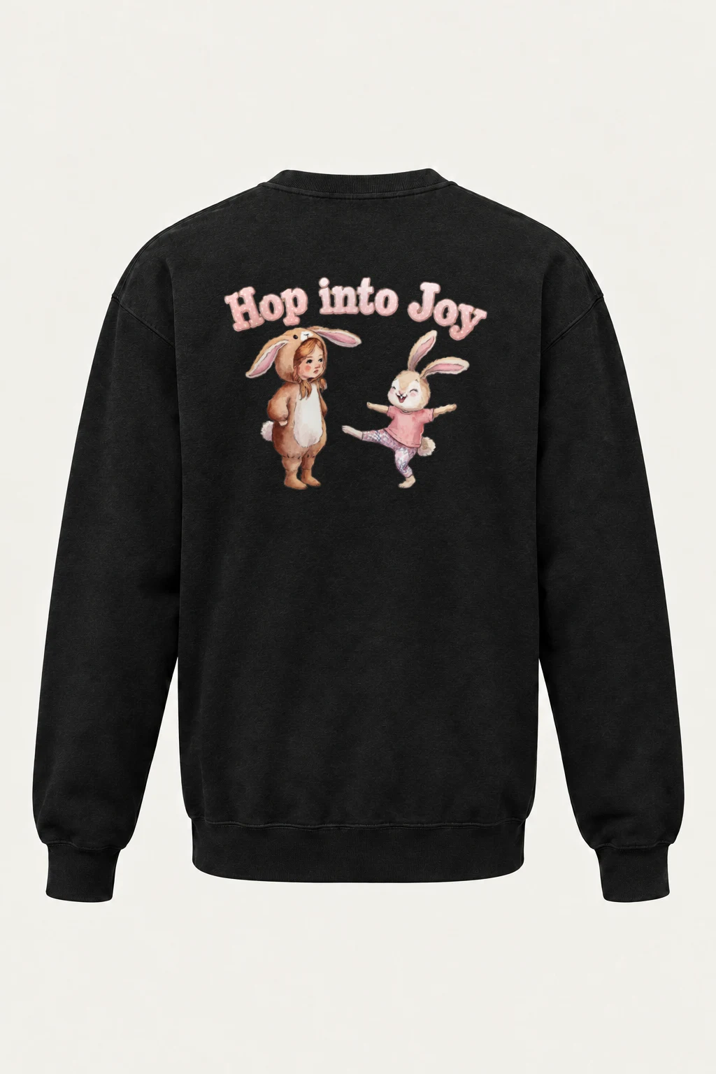 "Hop Into Joy" Heavy Blend Unisex Crewneck Sweatshirt | Gildan 18000