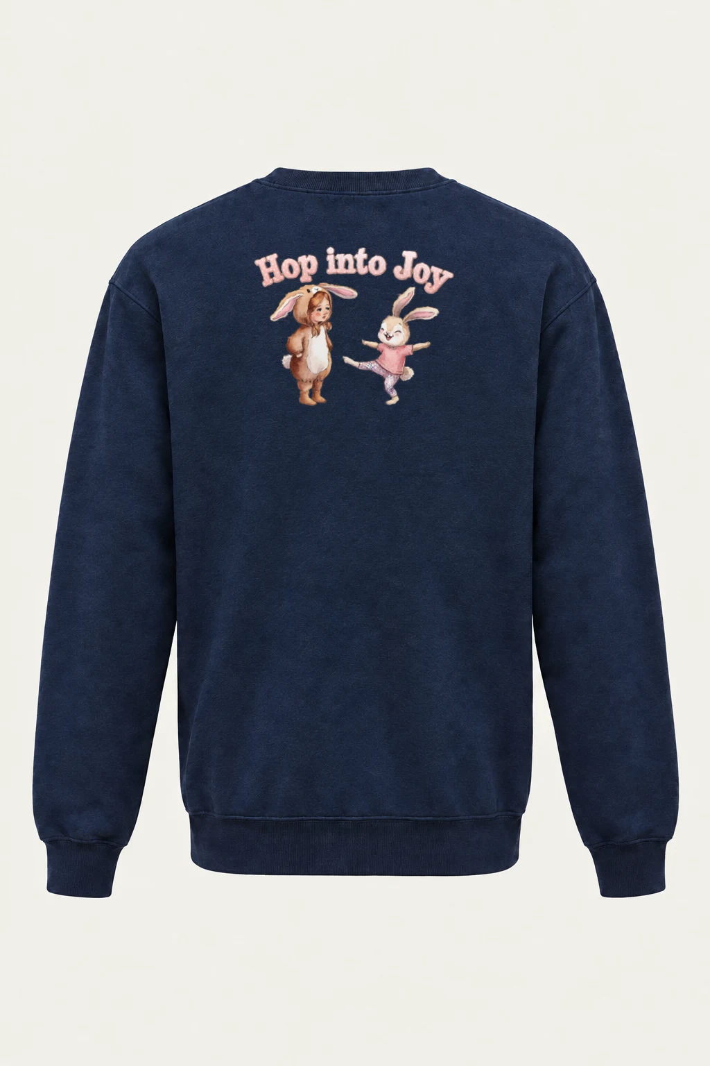 "Hop Into Joy" Heavy Blend Unisex Crewneck Sweatshirt | Gildan 18000