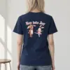 "Hop Into Joy" Heavyweight Unisex Crewneck T-shirt