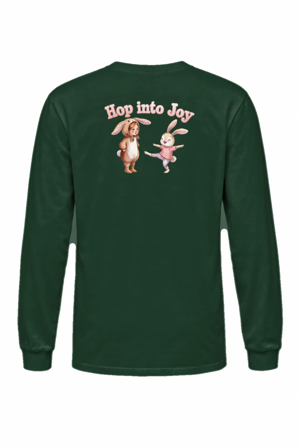 "Hop Into Joy" Unisex Longsleeve T-shirt | Gildan 2400