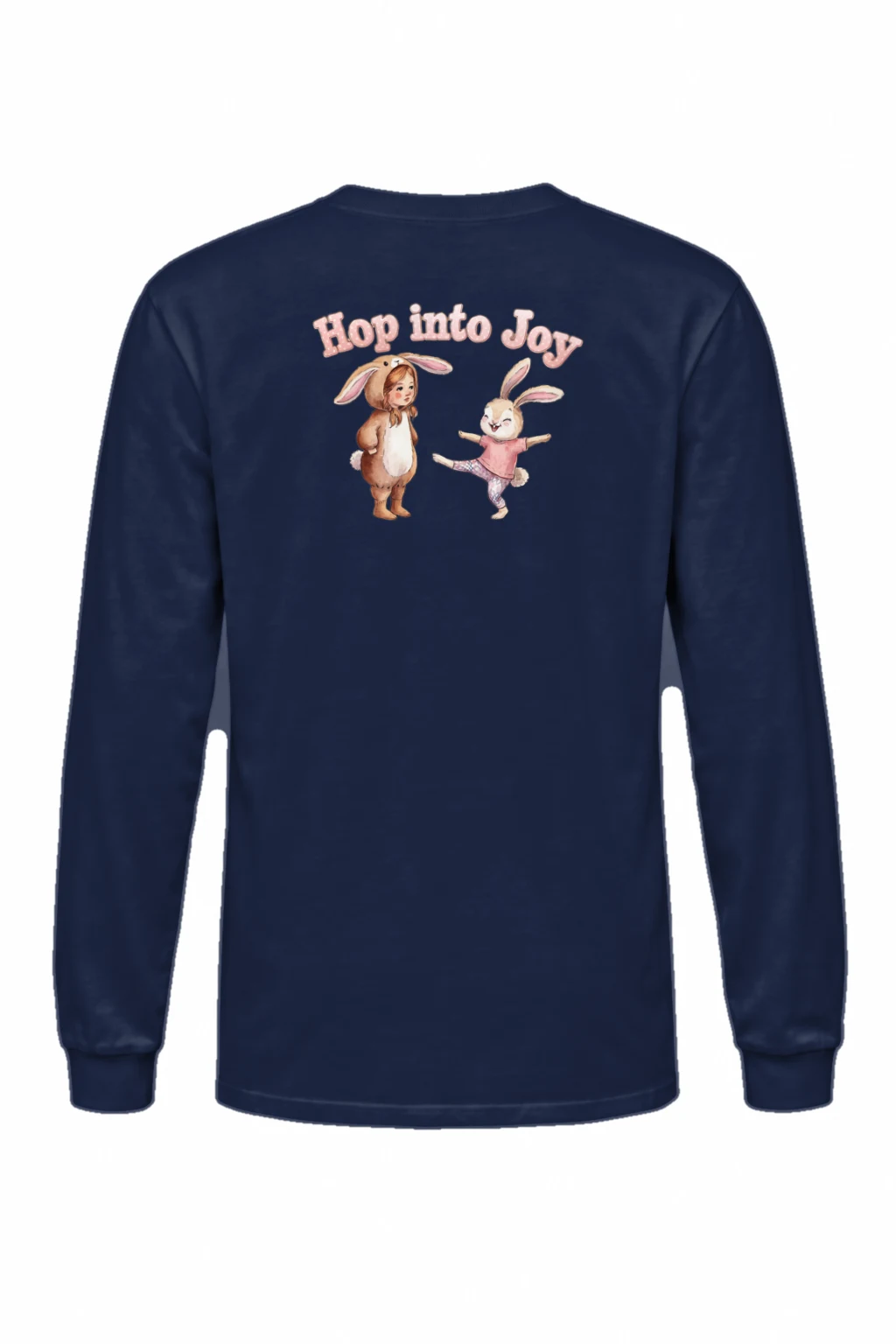 "Hop Into Joy" Unisex Longsleeve T-shirt | Gildan 2400