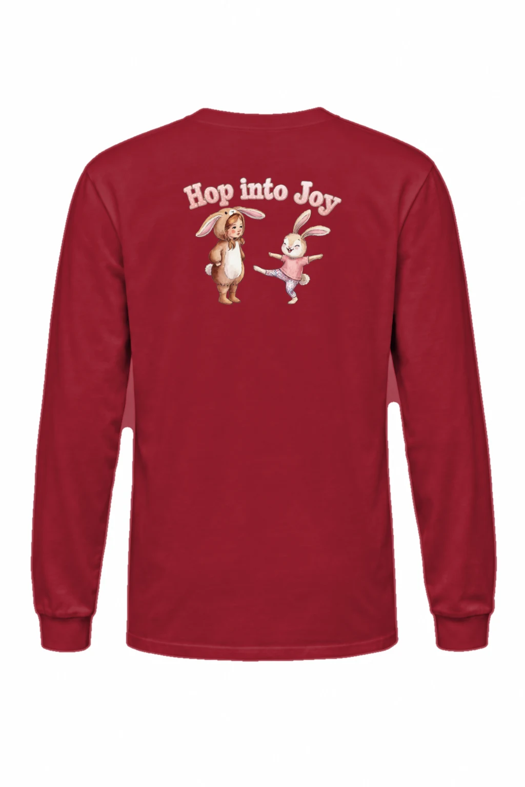 "Hop Into Joy" Unisex Longsleeve T-shirt | Gildan 2400