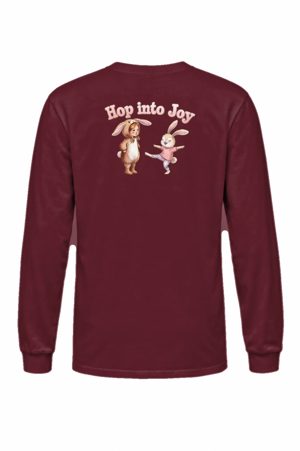 "Hop Into Joy" Unisex Longsleeve T-shirt | Gildan 2400