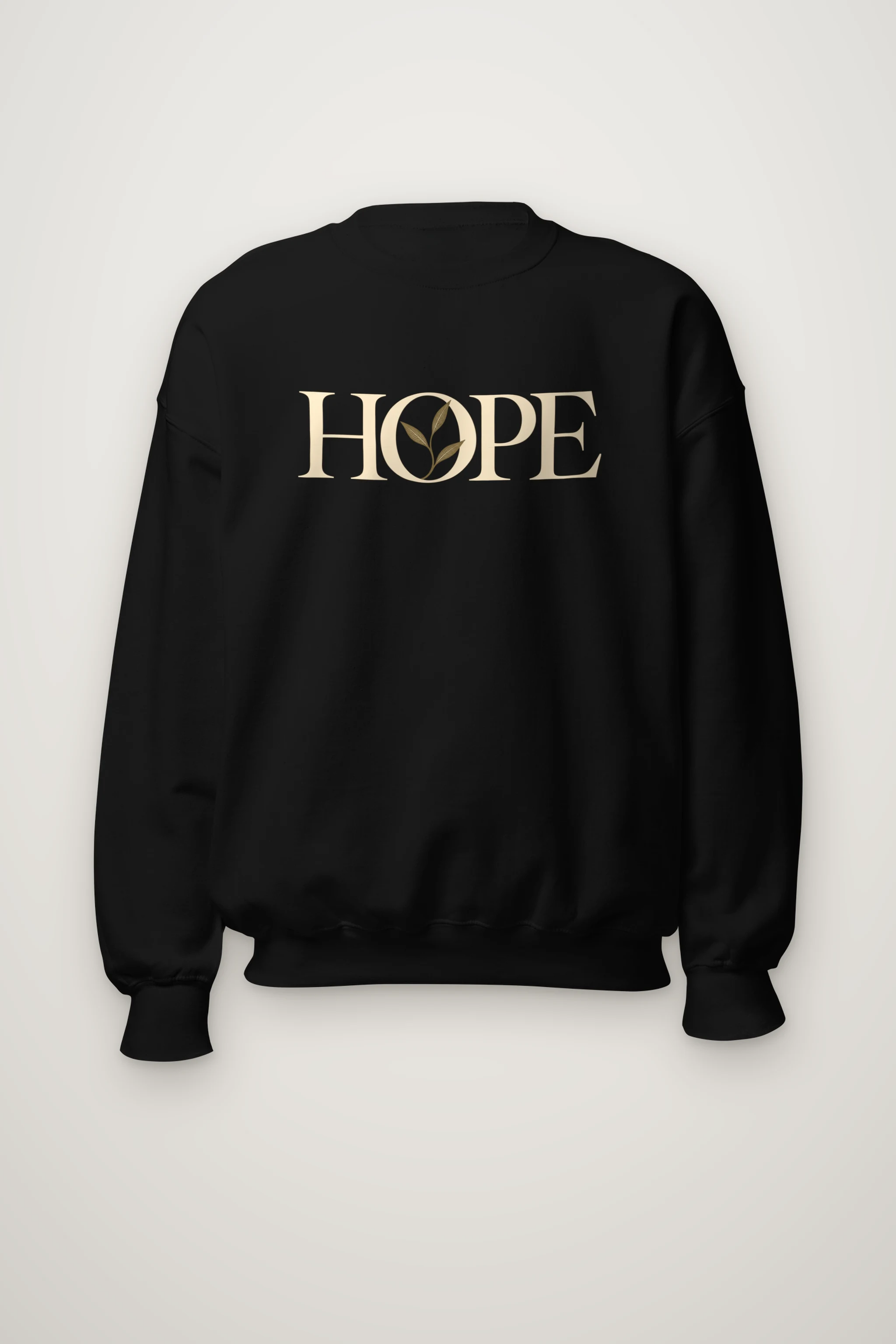 "Hope Botanical Serif" Heavy Blend Unisex Crewneck Sweatshirt