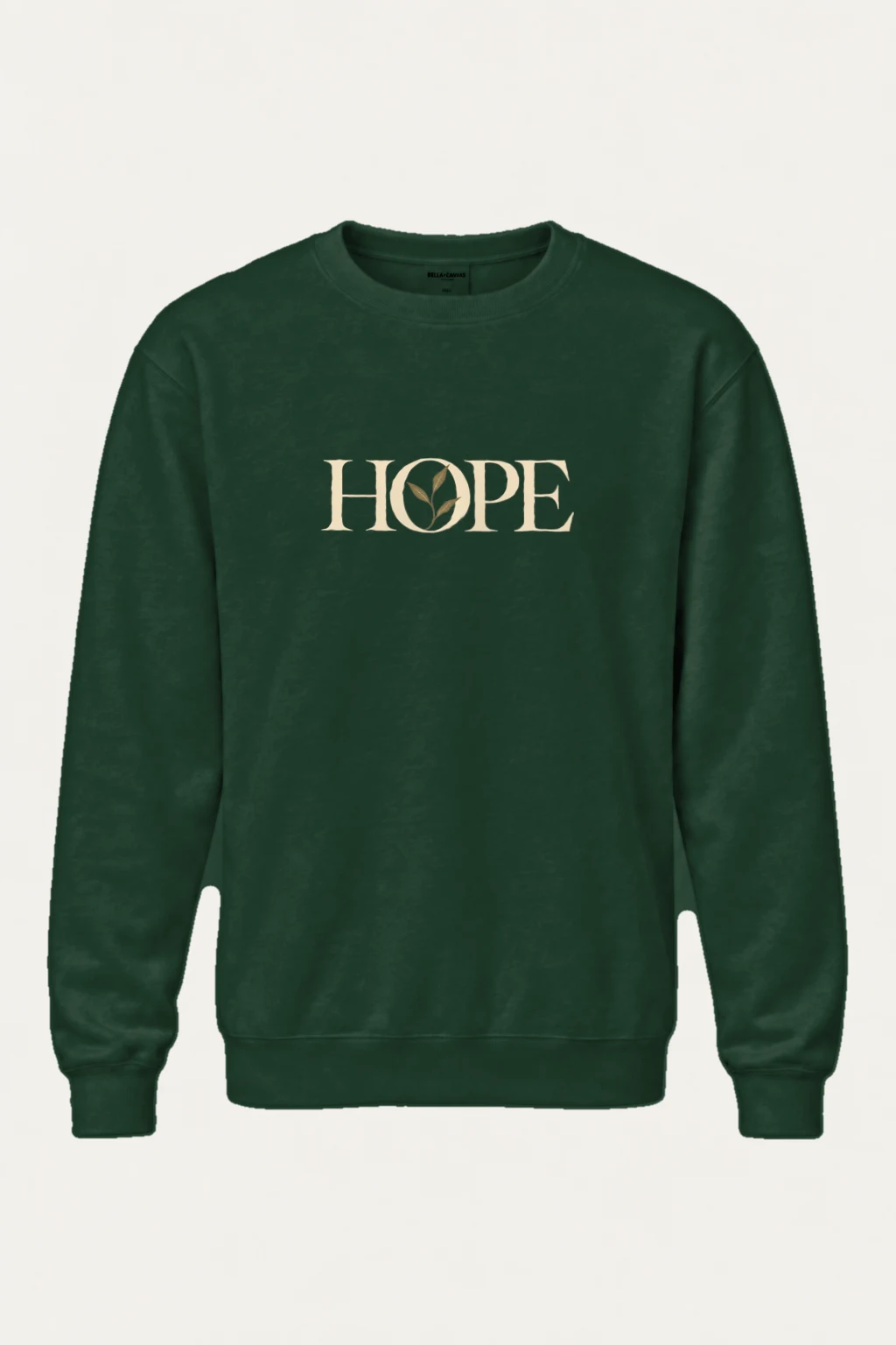 "Hope Botanical Serif" Heavy Blend Unisex Crewneck Sweatshirt | Gildan 18000