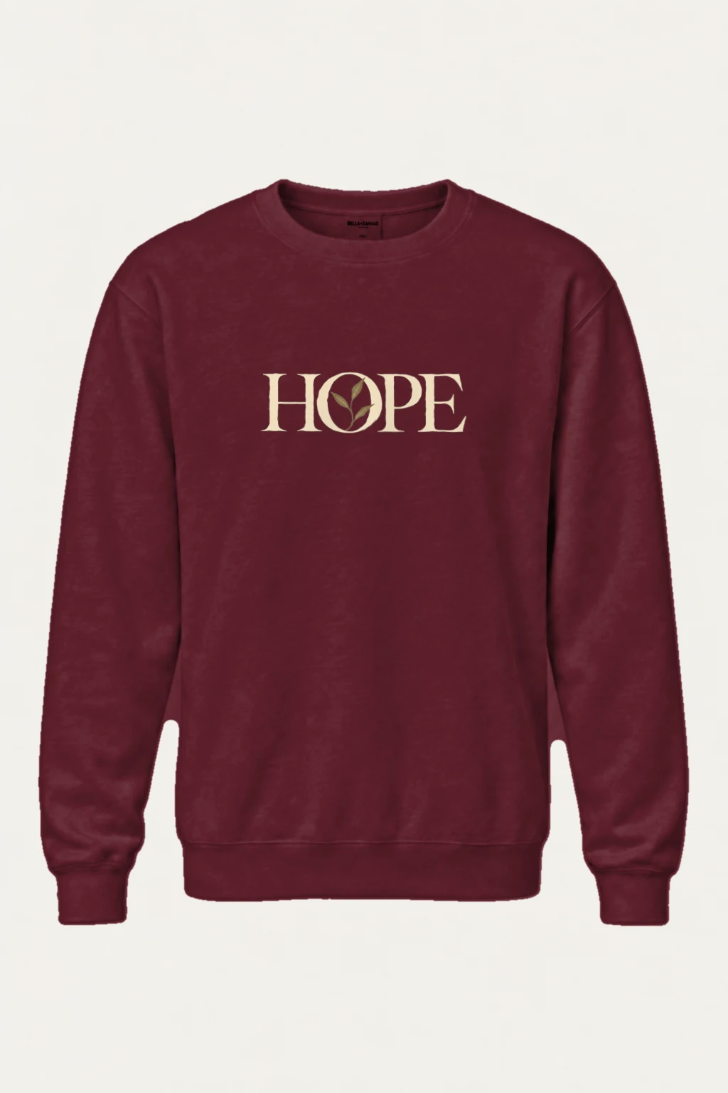 "Hope Botanical Serif" Heavy Blend Unisex Crewneck Sweatshirt | Gildan 18000