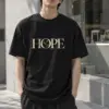 "Hope In Bloom" Heavyweight Unisex Crewneck T-shirt | Gildan 5000
