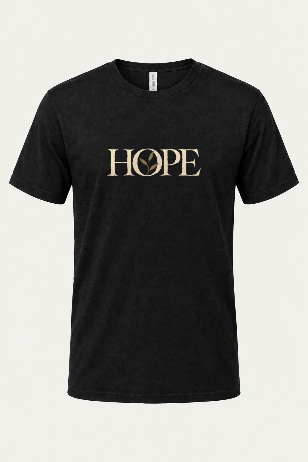 "Hope In Bloom" Heavyweight Unisex Crewneck T-shirt | Gildan 5000