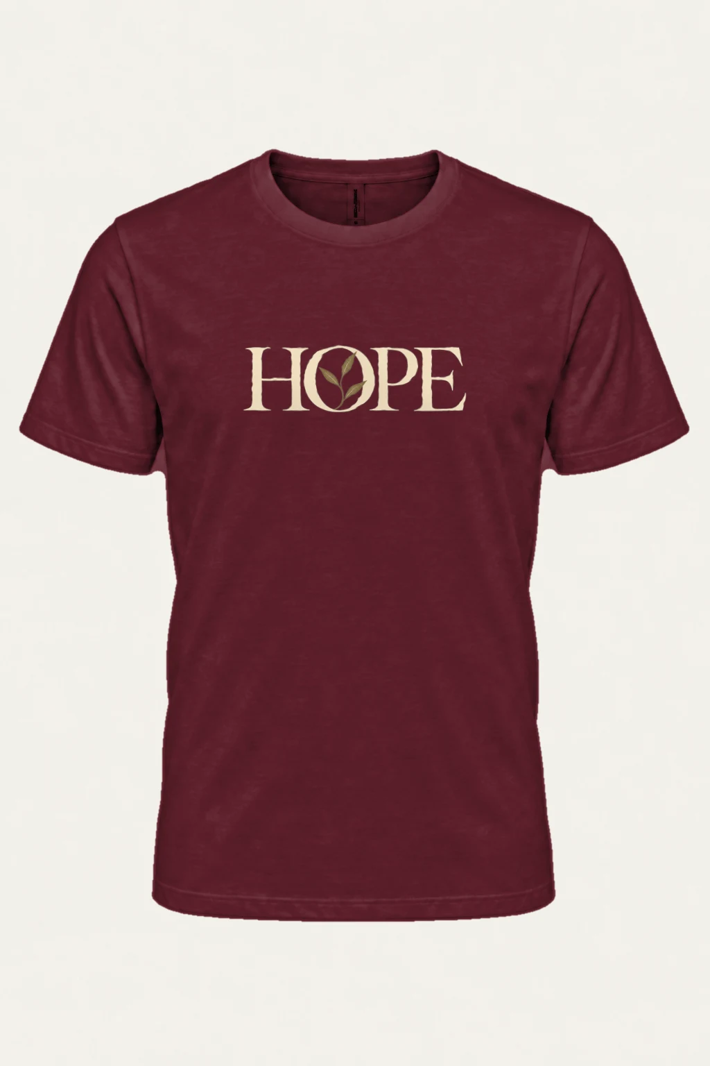 "Hope In Bloom" Heavyweight Unisex Crewneck T-shirt | Gildan 5000