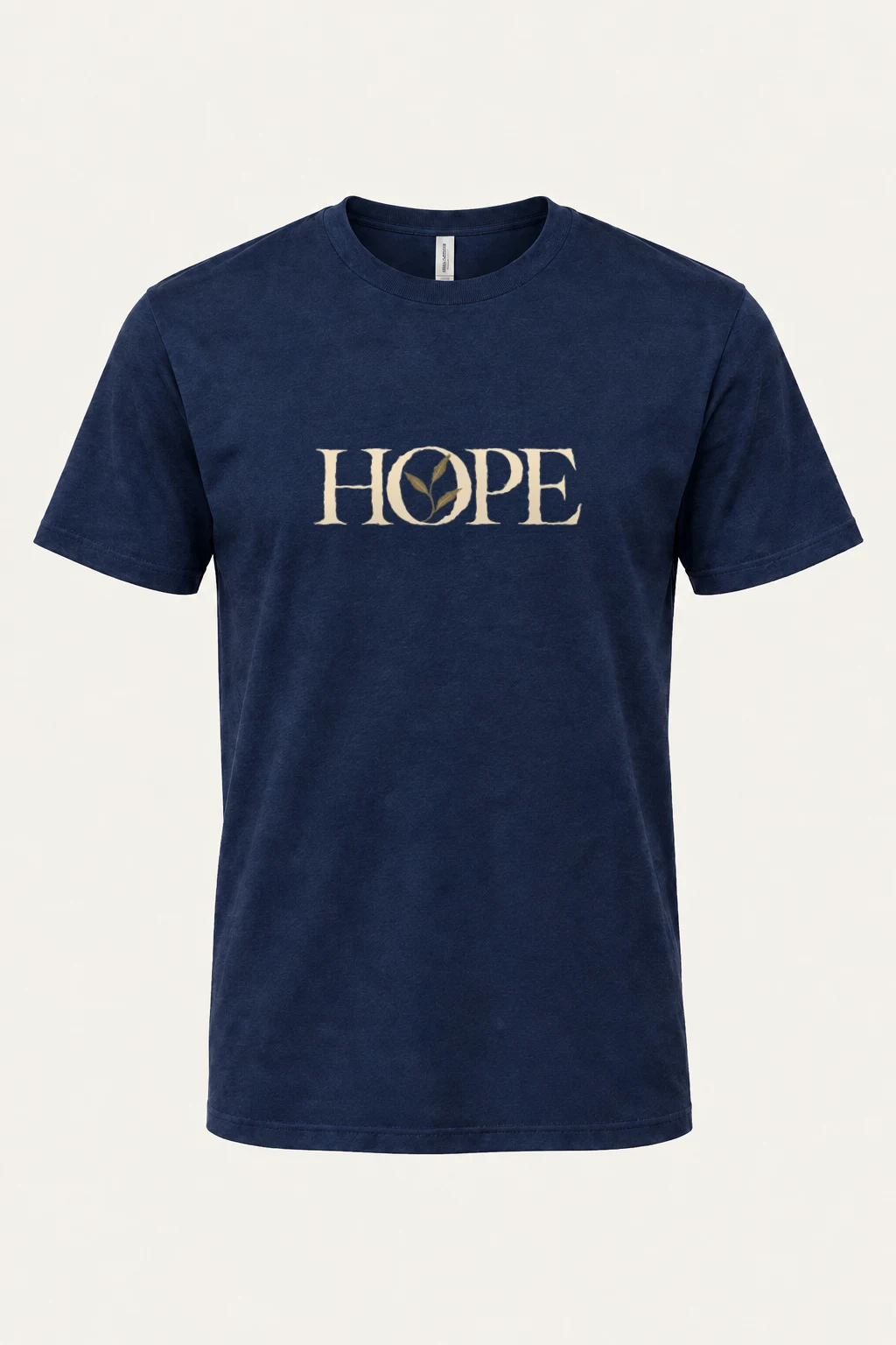 "Hope In Bloom" Heavyweight Unisex Crewneck T-shirt | Gildan 5000