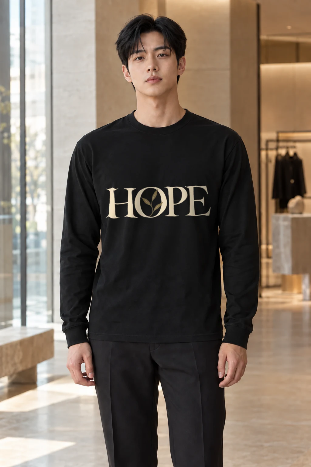 "Hope In Bloom" Unisex Longsleeve T-shirt | Gildan 2400