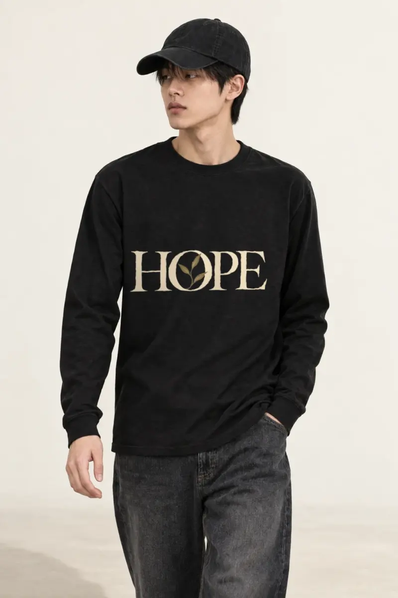 "Hope In Bloom" Unisex Longsleeve T-shirt | Gildan 2400