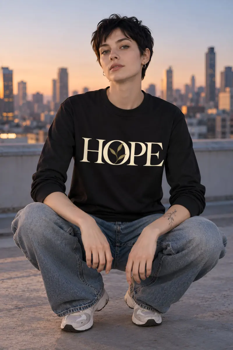 "Hope In Bloom" Unisex Longsleeve T-shirt