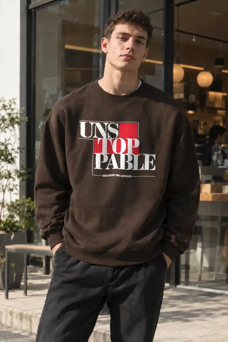 “Hope Typography” Heavy Blend Unisex Crewneck Sweatshirt | Gildan 18000
