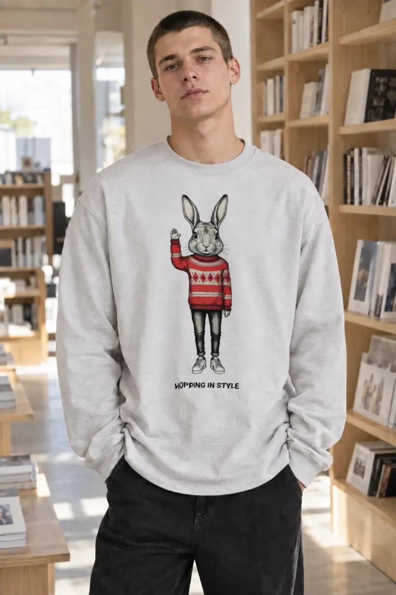 "Hopping In Style" Unisex Longsleeve T-shirt | Gildan 2400