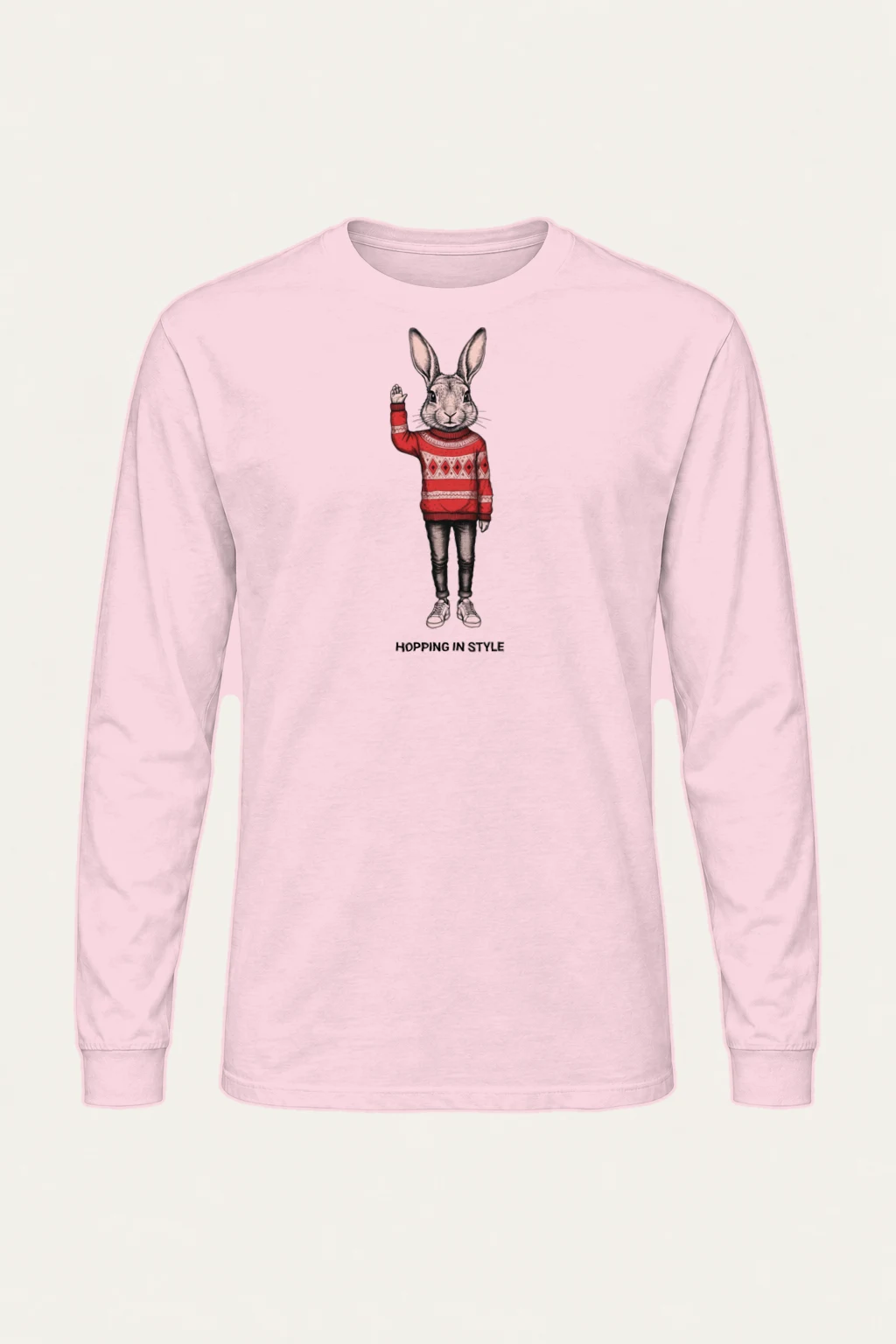 "Hopping In Style" Unisex Longsleeve T-shirt | Gildan 2400