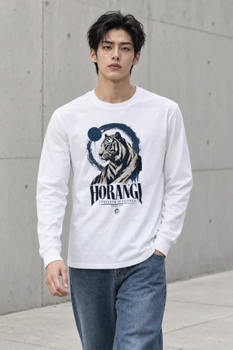 "Horangi Strength In Silence" Unisex Longsleeve T-shirt